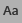 Word ikon litet stort tecken